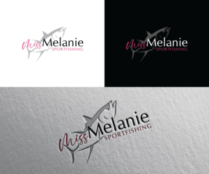 Miss Melanie or Miss Melanie Sportfishing | Logo Design by Iris 3