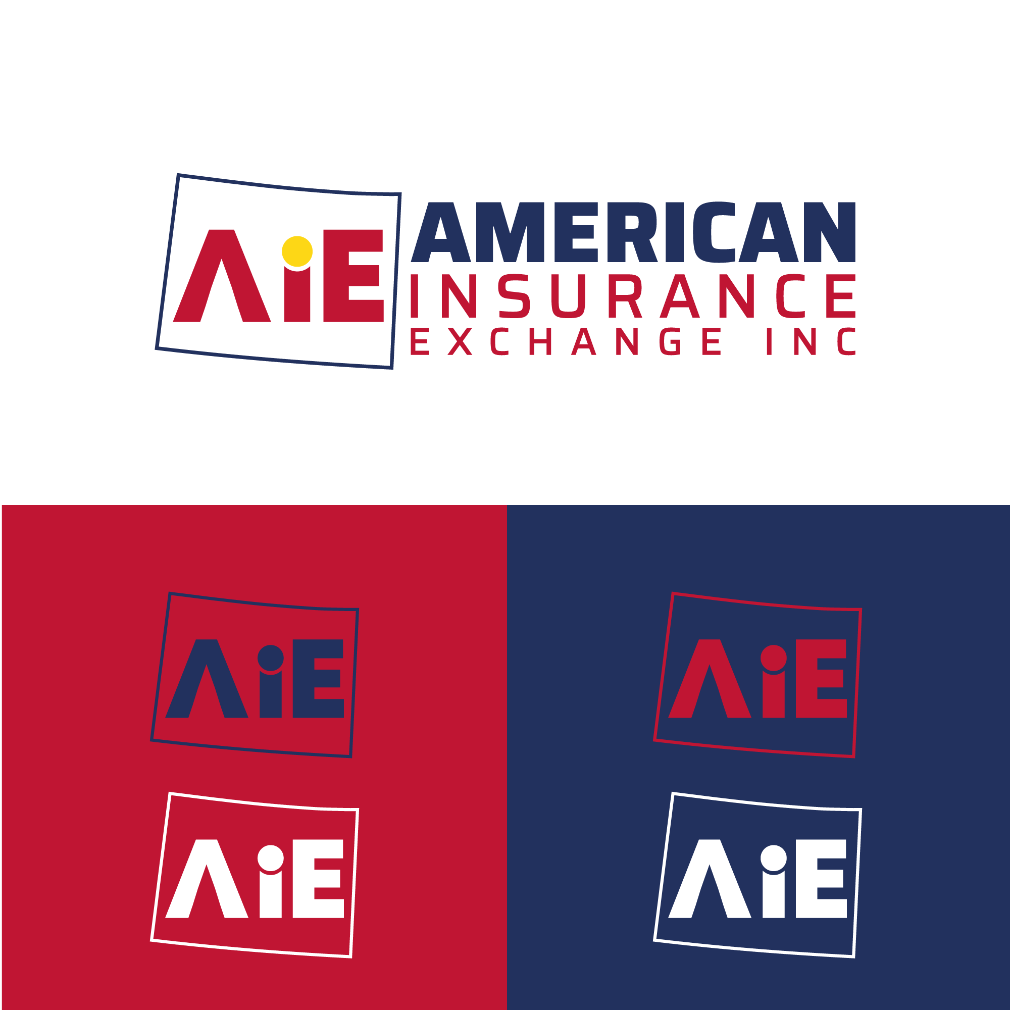 Logo Design by Zak deZign for American Insurance Exchange, Inc. | Design #26903951