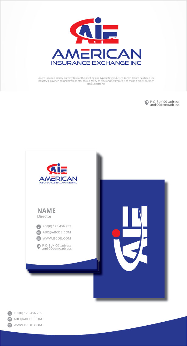 Logo Design by graphicevolution for American Insurance Exchange, Inc. | Design #26887320