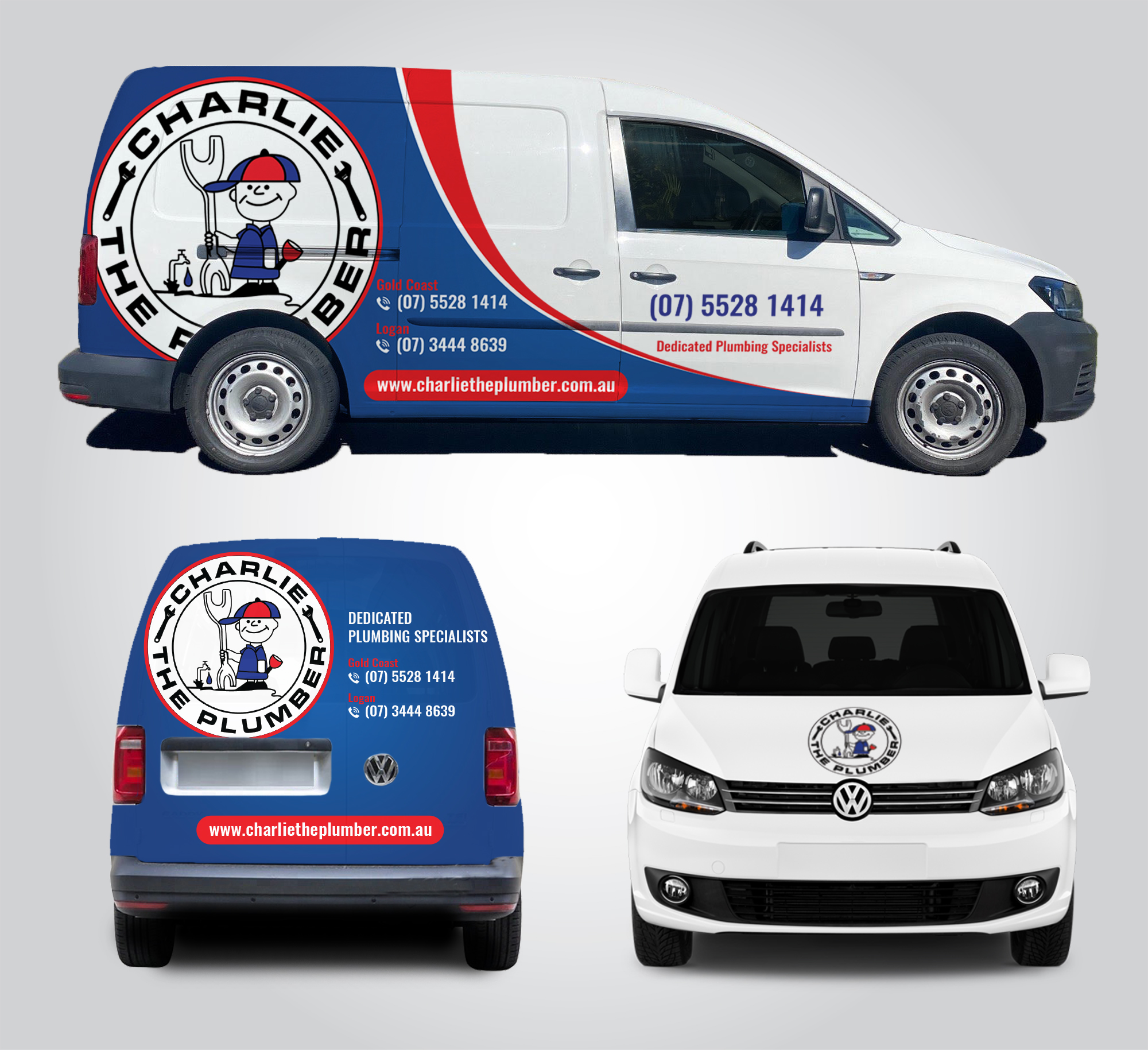 Car Wrap-Design von alex989 für CHARLIE THE PLUMBER | Design #26918079