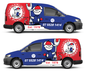 Car Wrap Design by Deziners Zone for CHARLIE THE PLUMBER | Design: #26920155