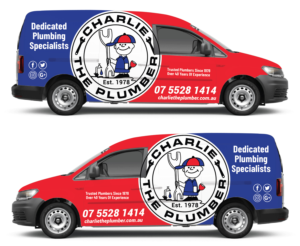 Car Wrap Design by Deziners Zone for CHARLIE THE PLUMBER | Design: #26920156