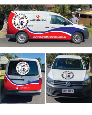 Design de Covering de Véhicule par Isnah Logo pour CHARLIE THE PLUMBER | Design : #26886474