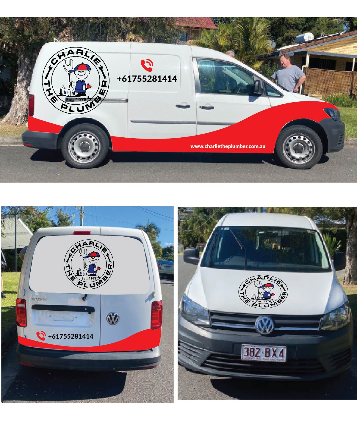 Car Wrap-Design von Isnah Logo für CHARLIE THE PLUMBER | Design #26886475
