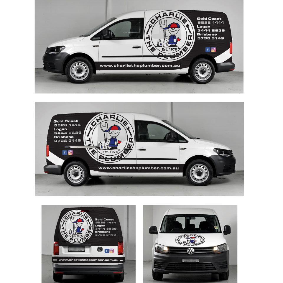 Car Wrap Design by Yoga Tri for CHARLIE THE PLUMBER | Design #26928369
