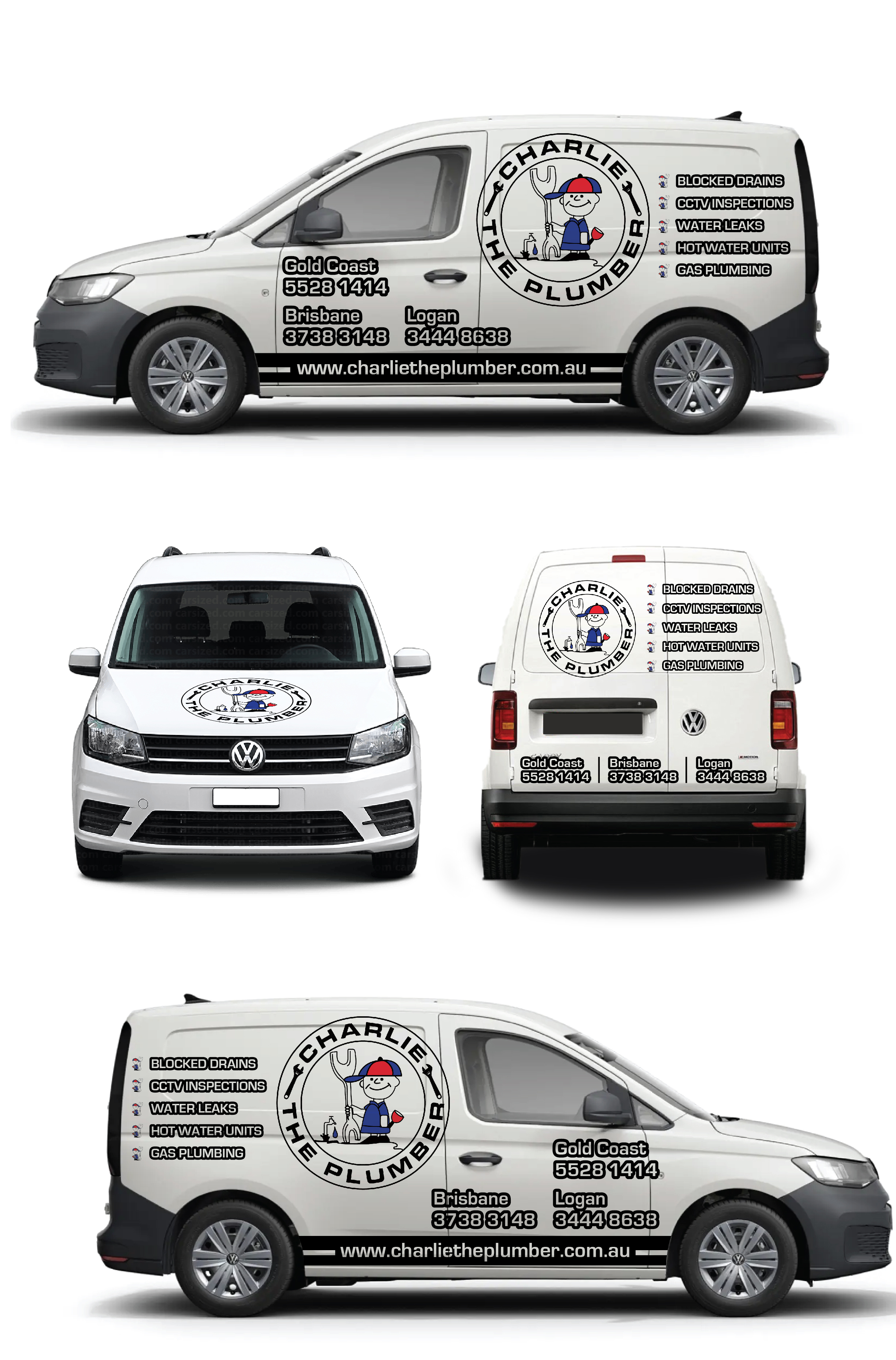 Design de Covering de Véhicule par Shumaila Kiran pour CHARLIE THE PLUMBER | Design #26921321