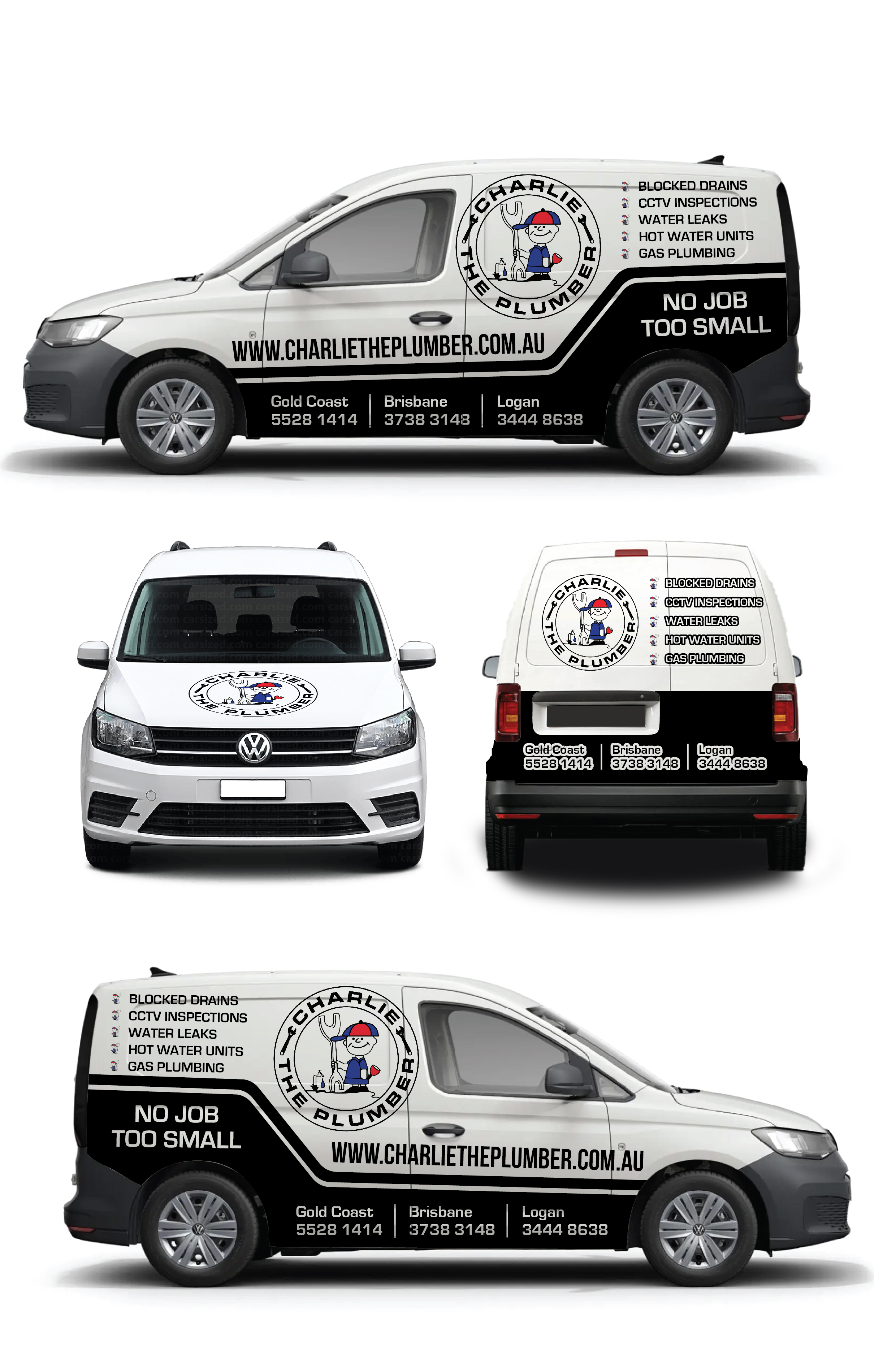Design de Covering de Véhicule par Shumaila Kiran pour CHARLIE THE PLUMBER | Design #26921322