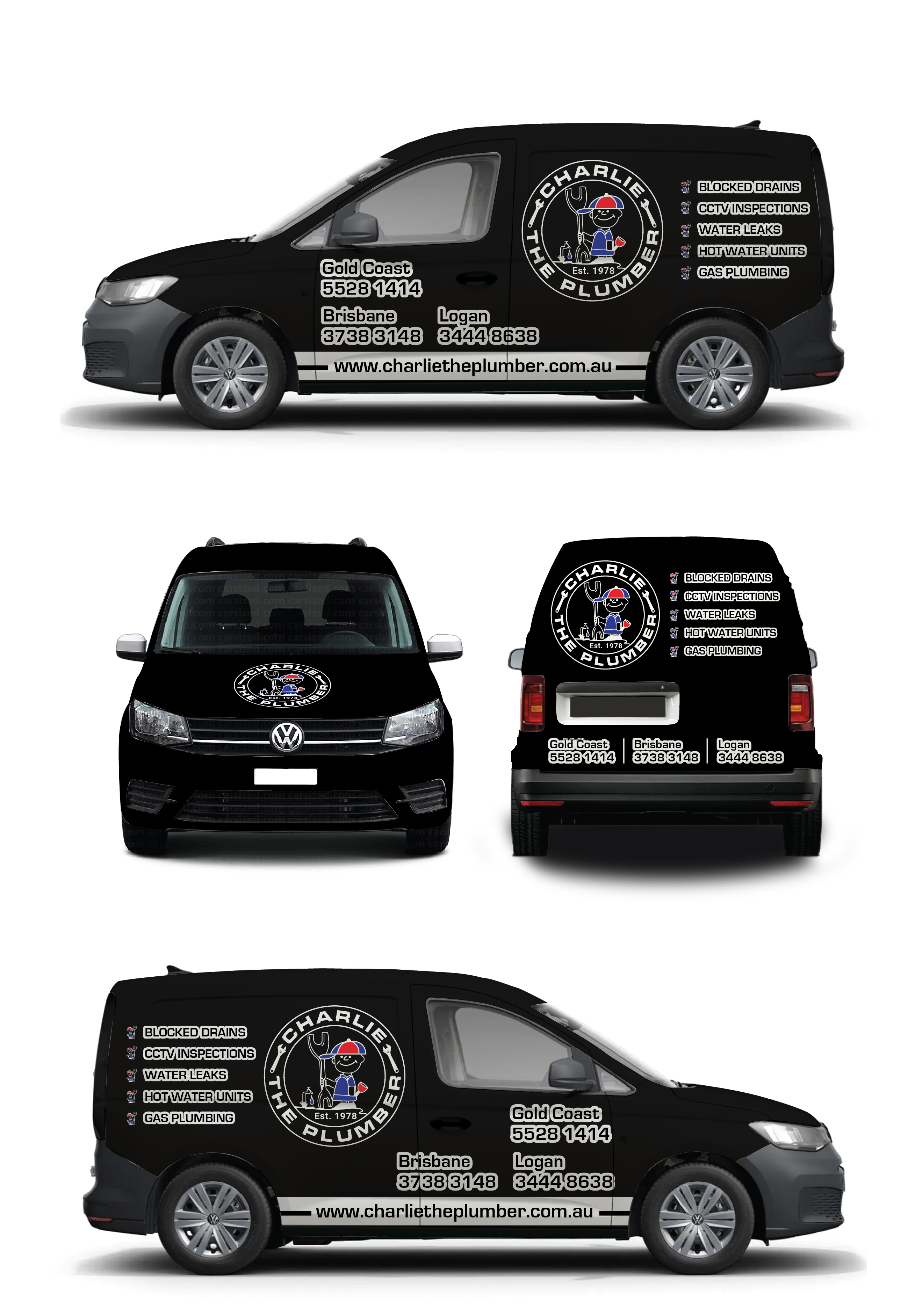 Design de Covering de Véhicule par Shumaila Kiran pour CHARLIE THE PLUMBER | Design #26921323