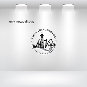 The name of the business is Mi Vida. We'd also like to incorporate the words "fresh. local.organic." | Logo Design by hjyoo