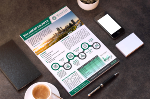 Investment Advisory Client Fund Fact Sheet Flyer | Flyer-Design von GraphicsGuru