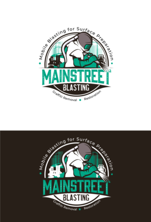 MainStreet Blasting | Logo-Design von Mosa Abo swelem