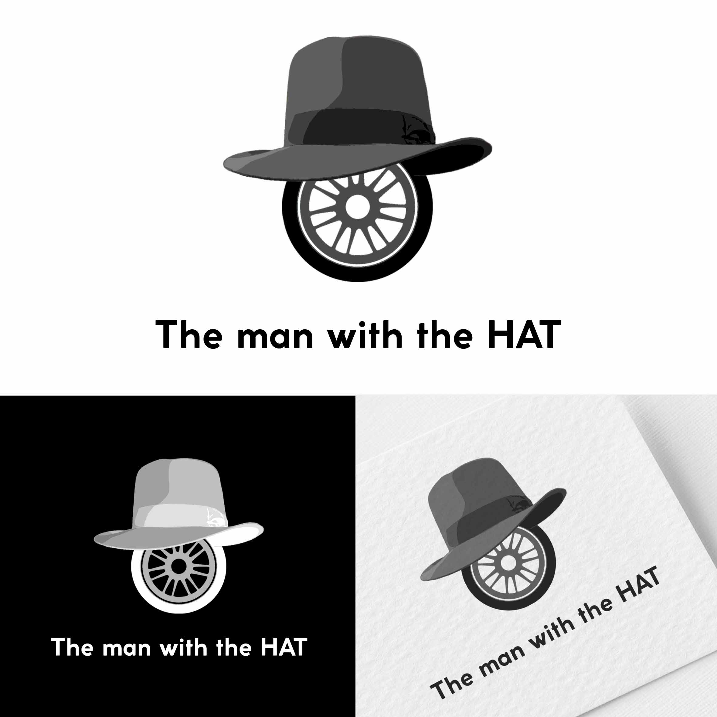 Logo Design by Sun Goku for Man with the HAT | Design #26921604
