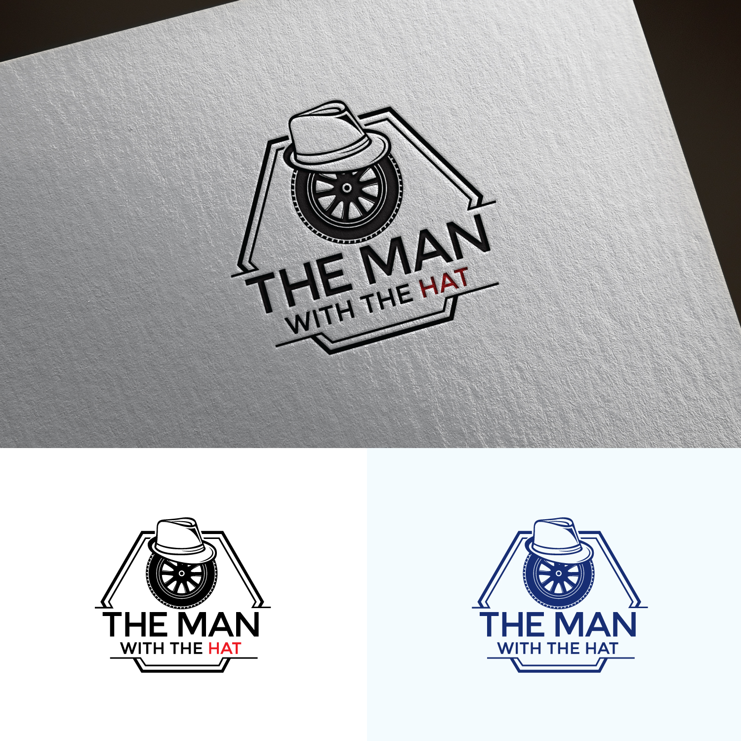 Diseño de Logo por sankar999 para Man with the HAT | Diseño #26885815