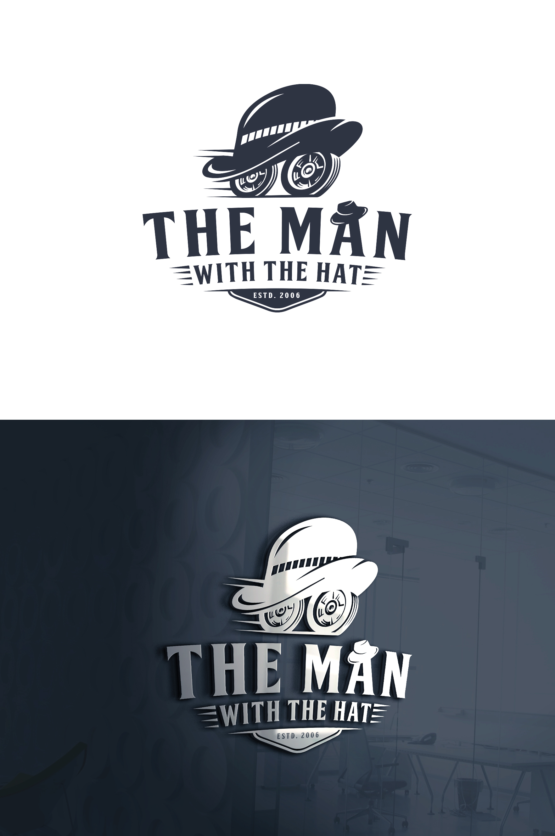 Logo Design by Navisol Creatives for Man with the HAT | Design #26904417