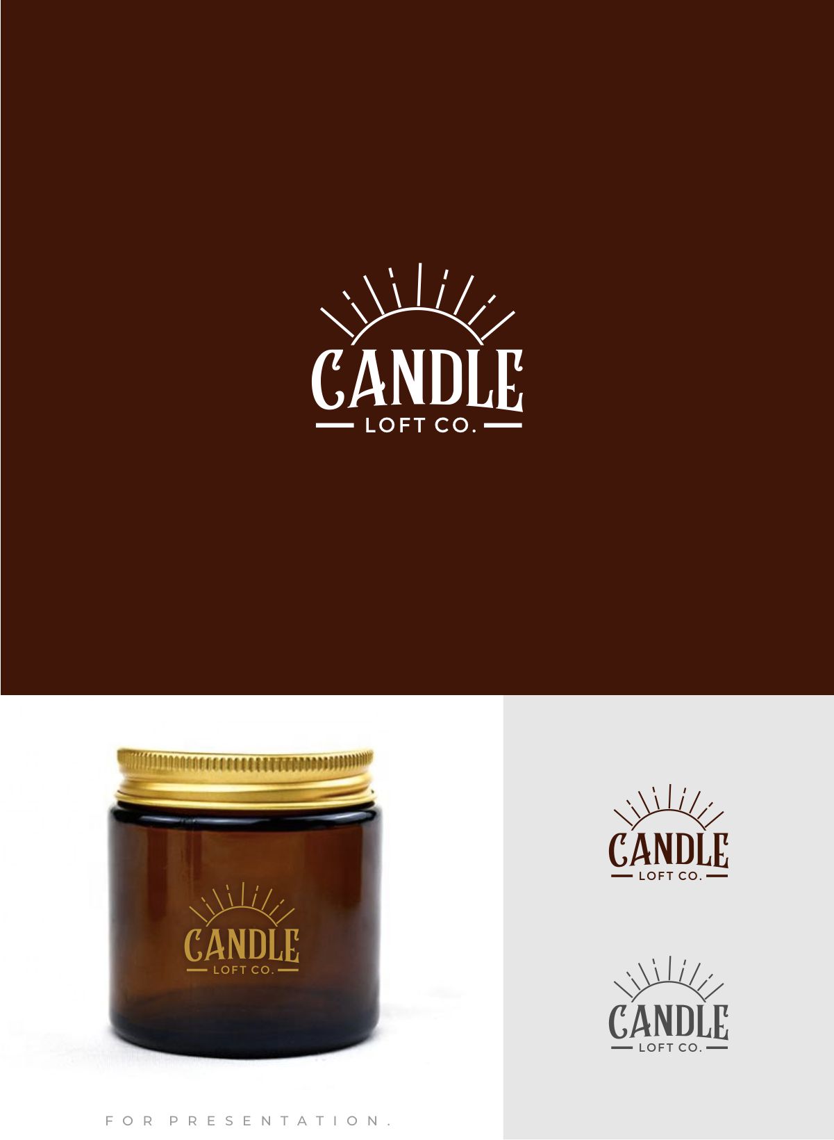 Logo Design by Fat Bat Man for Candle Loft Co. | Design #26887877