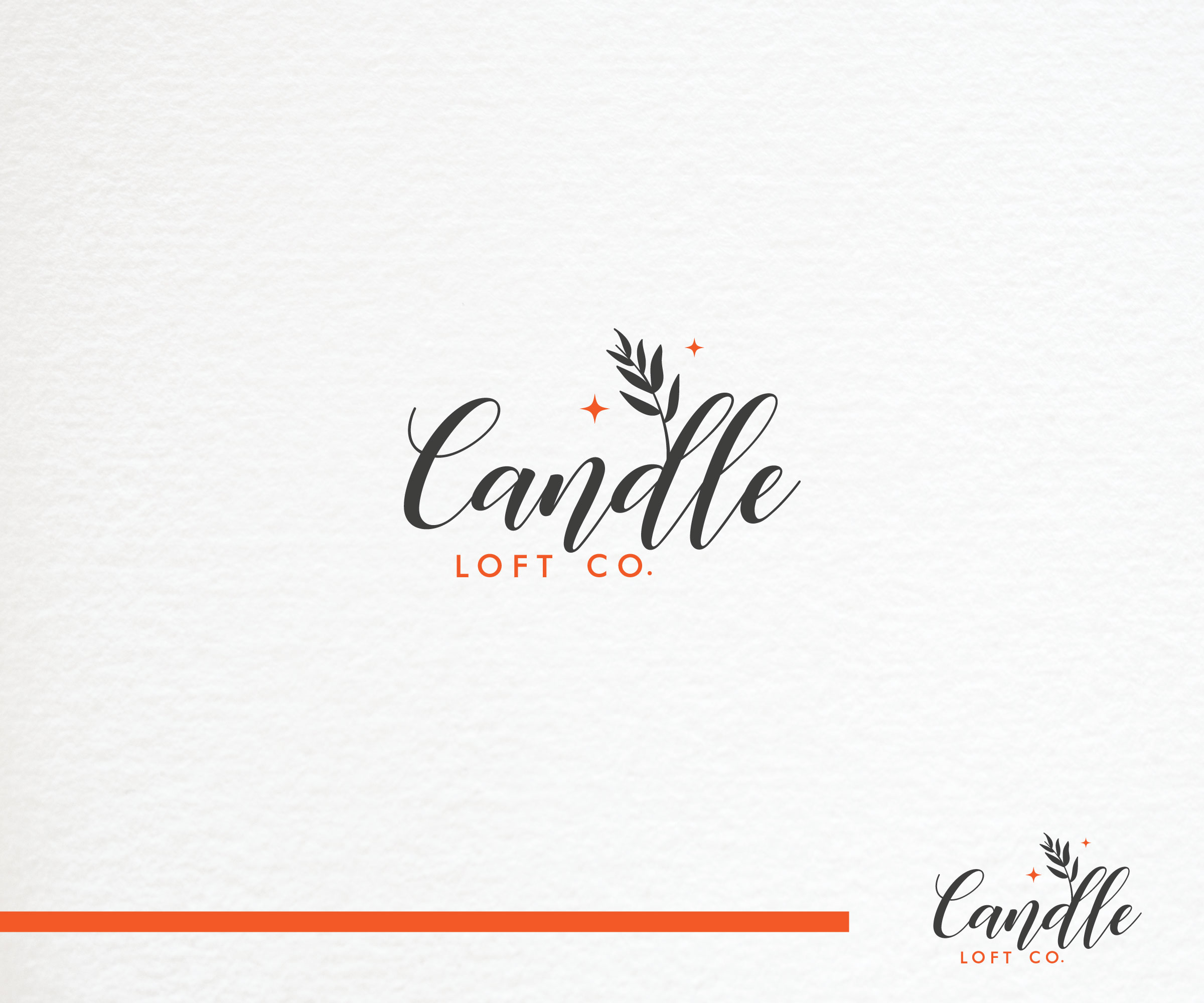 Logo Design by Fat Bat Man for Candle Loft Co. | Design #26891666