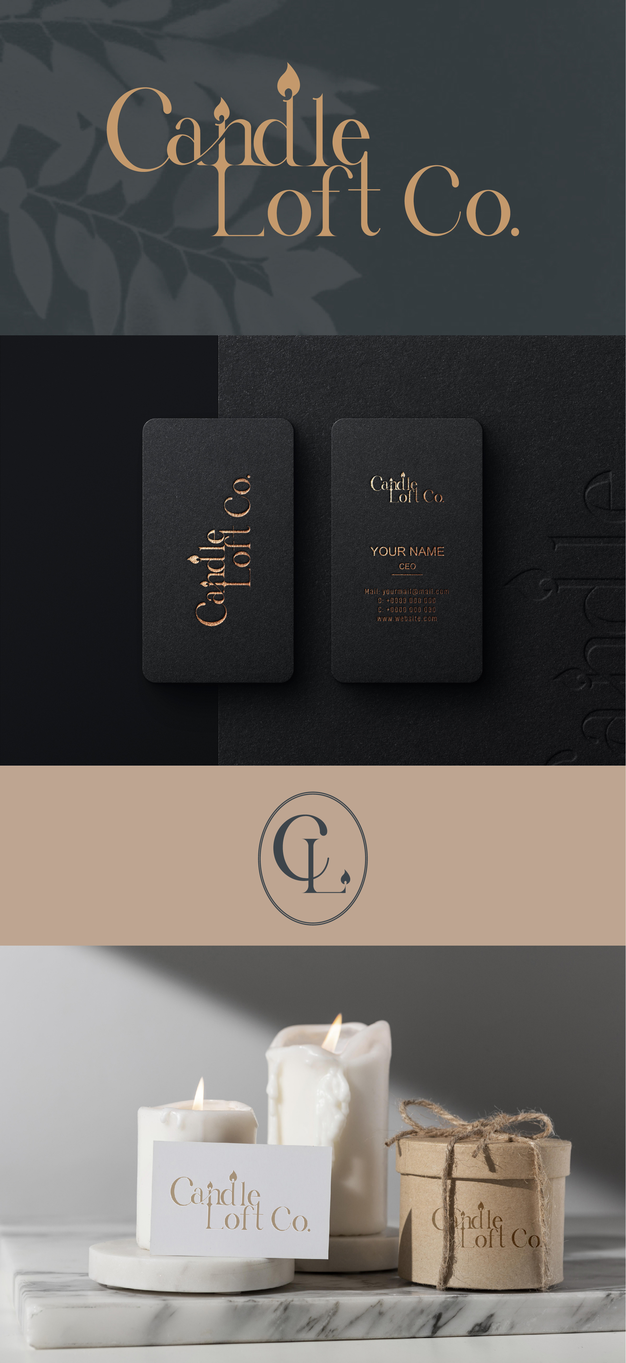 Logo Design by lioneyegalle for Candle Loft Co. | Design #26927985