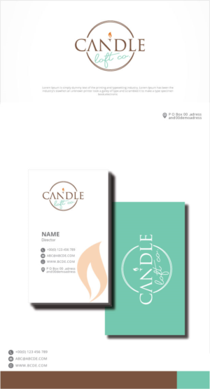 Logo Design by graphicevolution for Candle Loft Co. | Design: #26887570