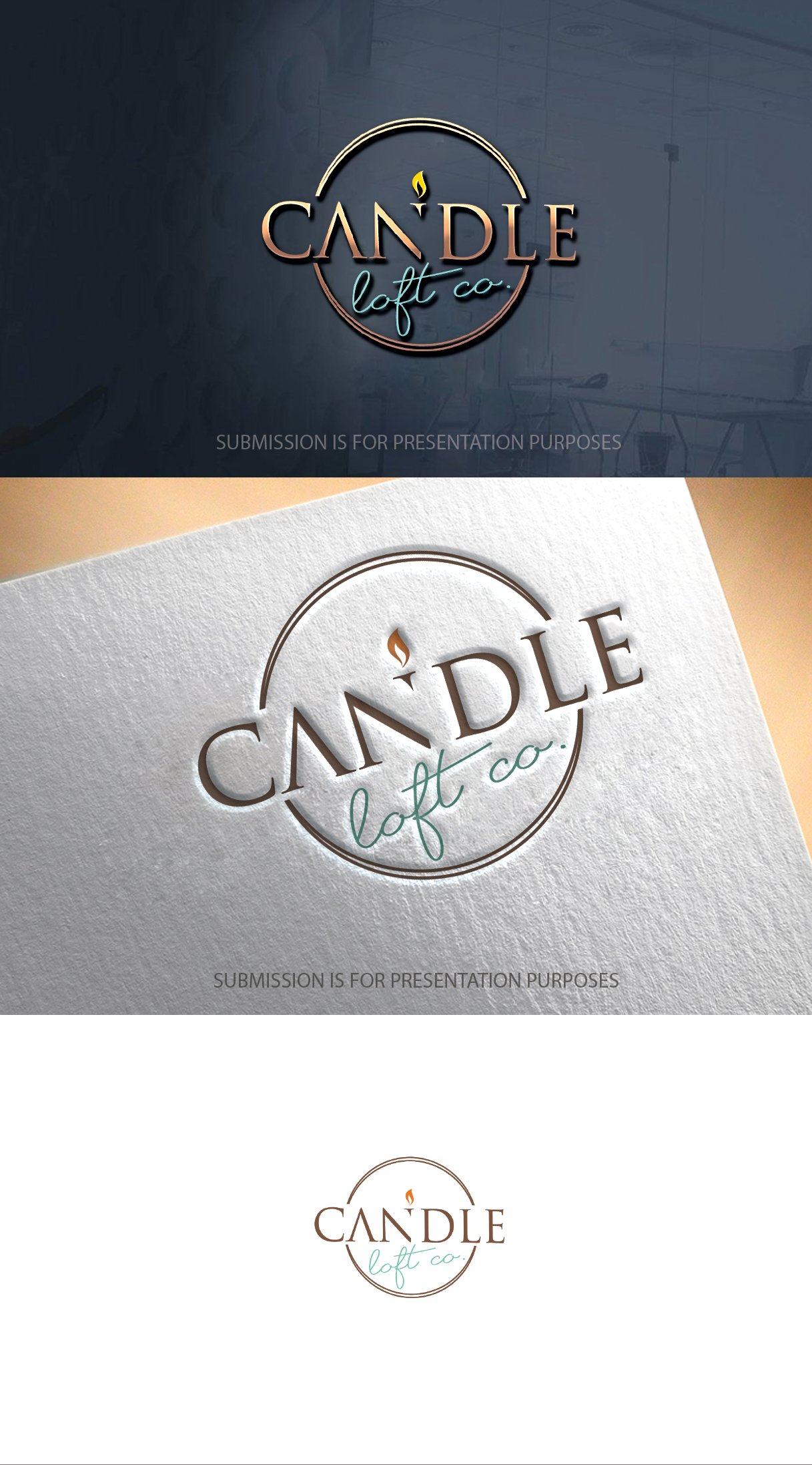Logo Design by graphicevolution for Candle Loft Co. | Design #26887571