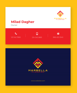 Business Card Design by nathanaelpeter for Marbella Flooring  | Design: #26892392