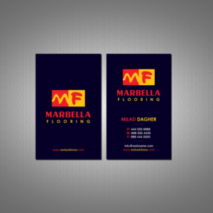 Business Card Design by Creations Box 2015 for Marbella Flooring  | Design: #26894946