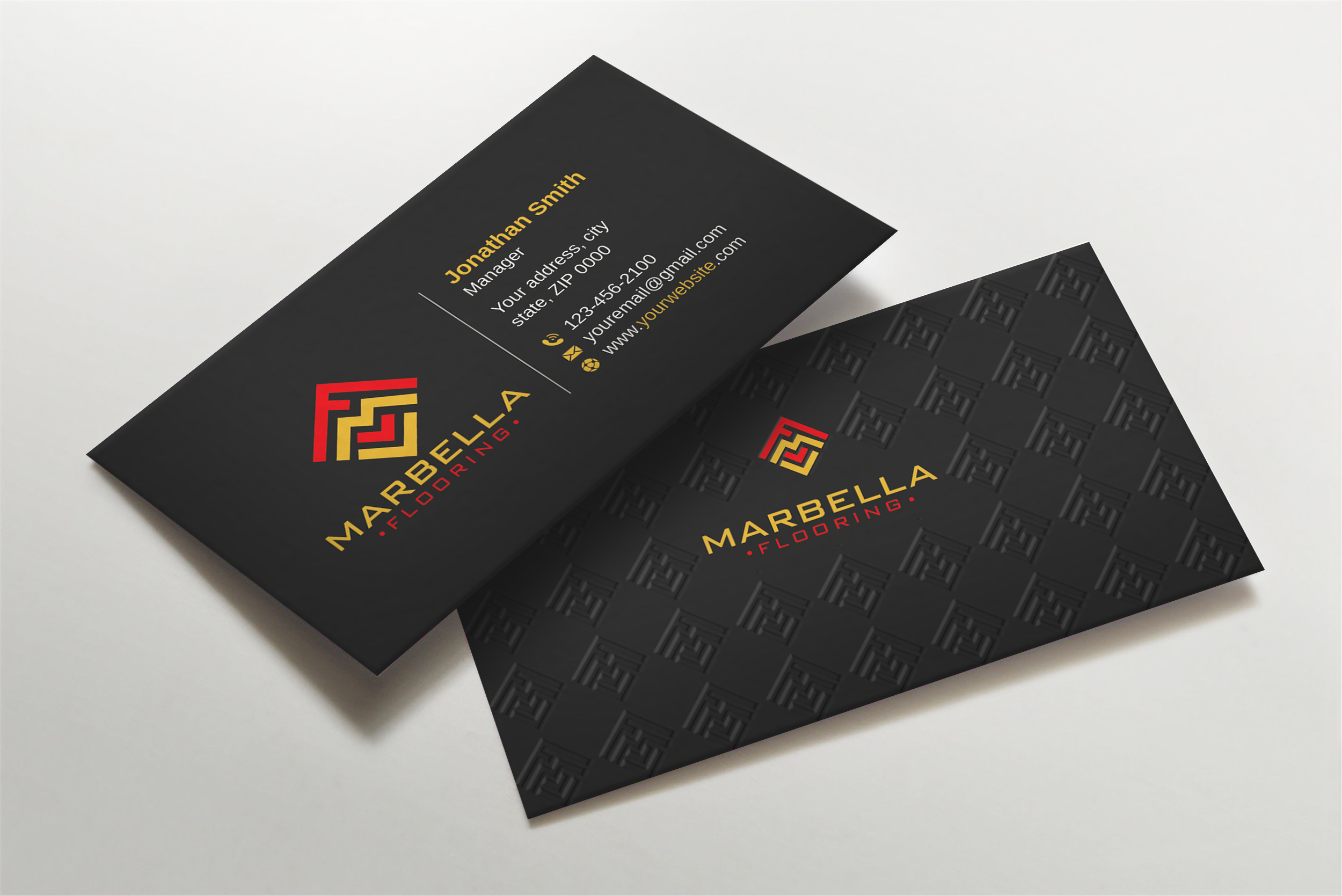 Business Card Design by Imagine design000 for Marbella Flooring  | Design #26892159