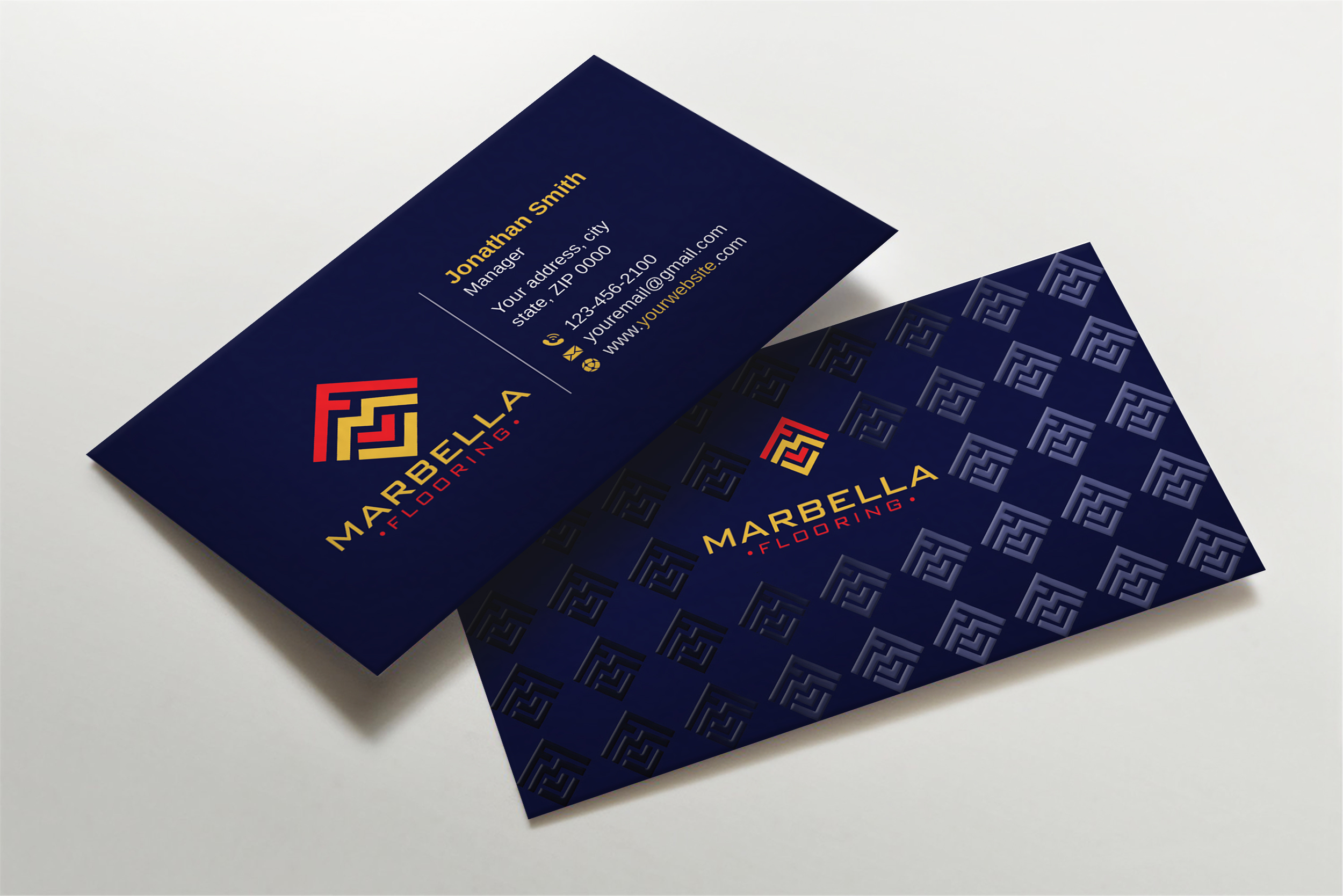 Business Card Design by Imagine design000 for Marbella Flooring  | Design #26892170