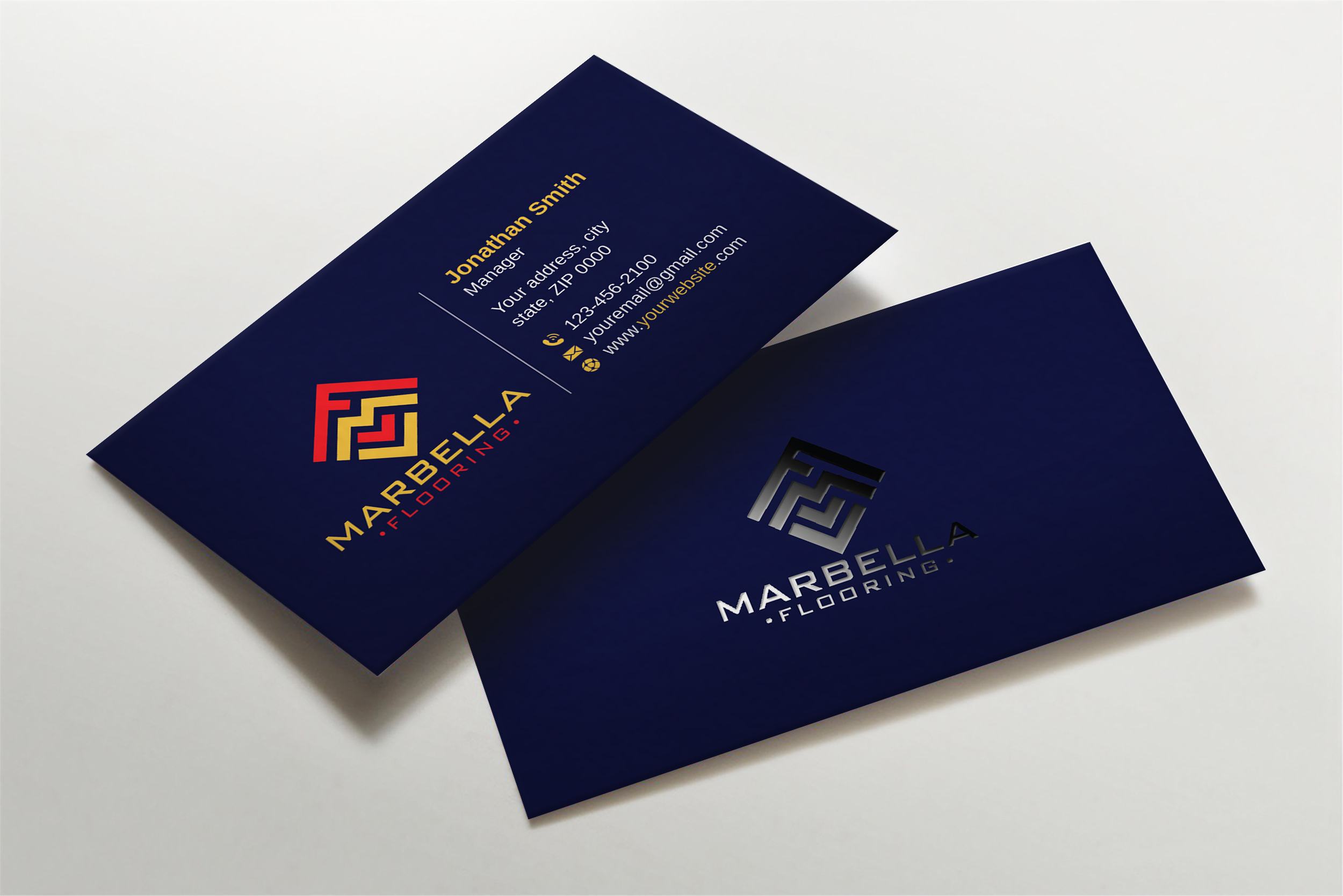 Business Card Design by Imagine design000 for Marbella Flooring  | Design #26892175