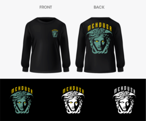 Launching collection for end of fall/winter season inspired by Medusa (Mythology) and Streetwear. | Diseño de Camiseta por S.S. Mulla