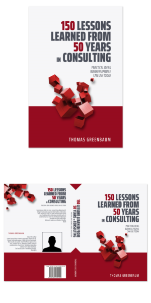 150 Lessons Learned from 50 years in Consulting | Book Cover Design by SleepyRobbik