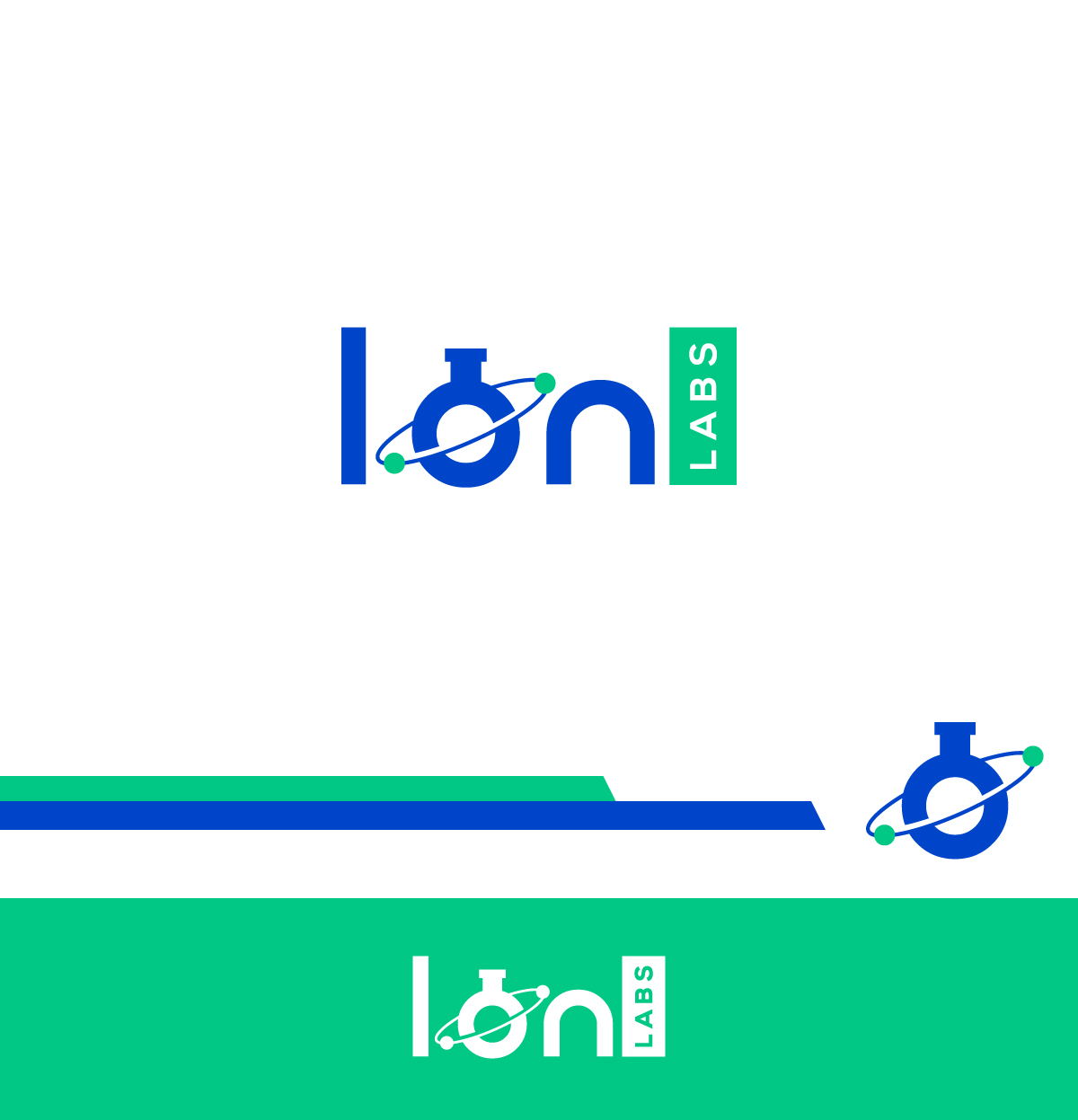 Logo Design by Fat Bat Man for Ion Labs | Design #26893948