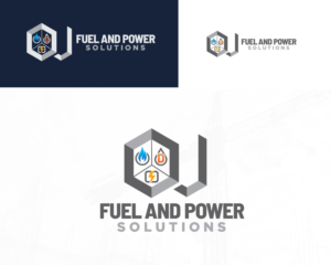 Fuel delivery and power generator company logo | Logo-Design von Djamdesign