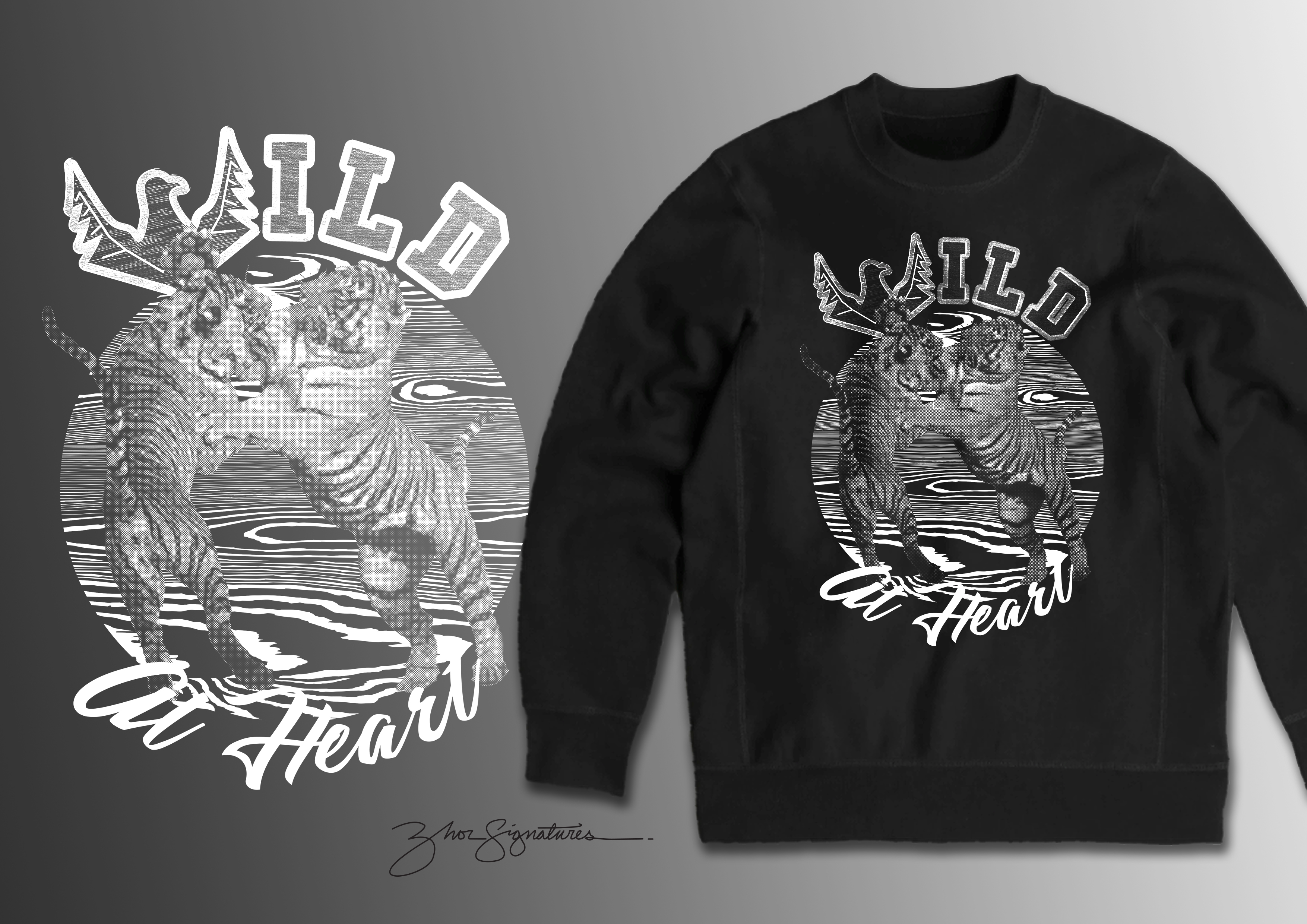 T-shirt Design by Zhor Signatures for WILD Outdoor Apparel Inc. | Design #26925155
