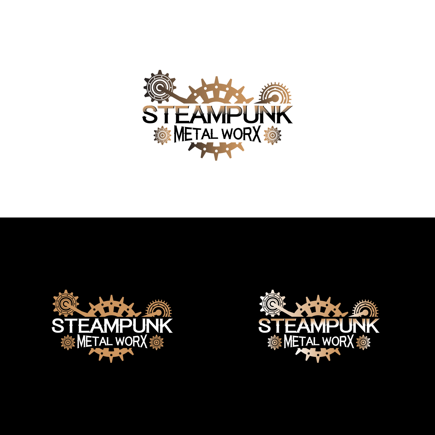 Logo Design by nzdesigners for SteamPunk Metal Worx | Design #26913569