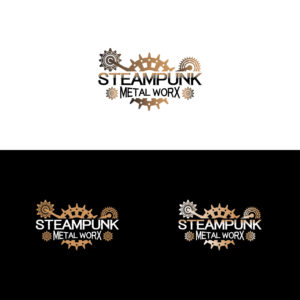 Logo Design by nzdesigners for SteamPunk Metal Worx | Design: #26913569