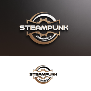 Logo Design by nzdesigners for SteamPunk Metal Worx | Design: #26919261
