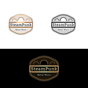Logo Design by Maxo-Biz for SteamPunk Metal Worx | Design: #26892892