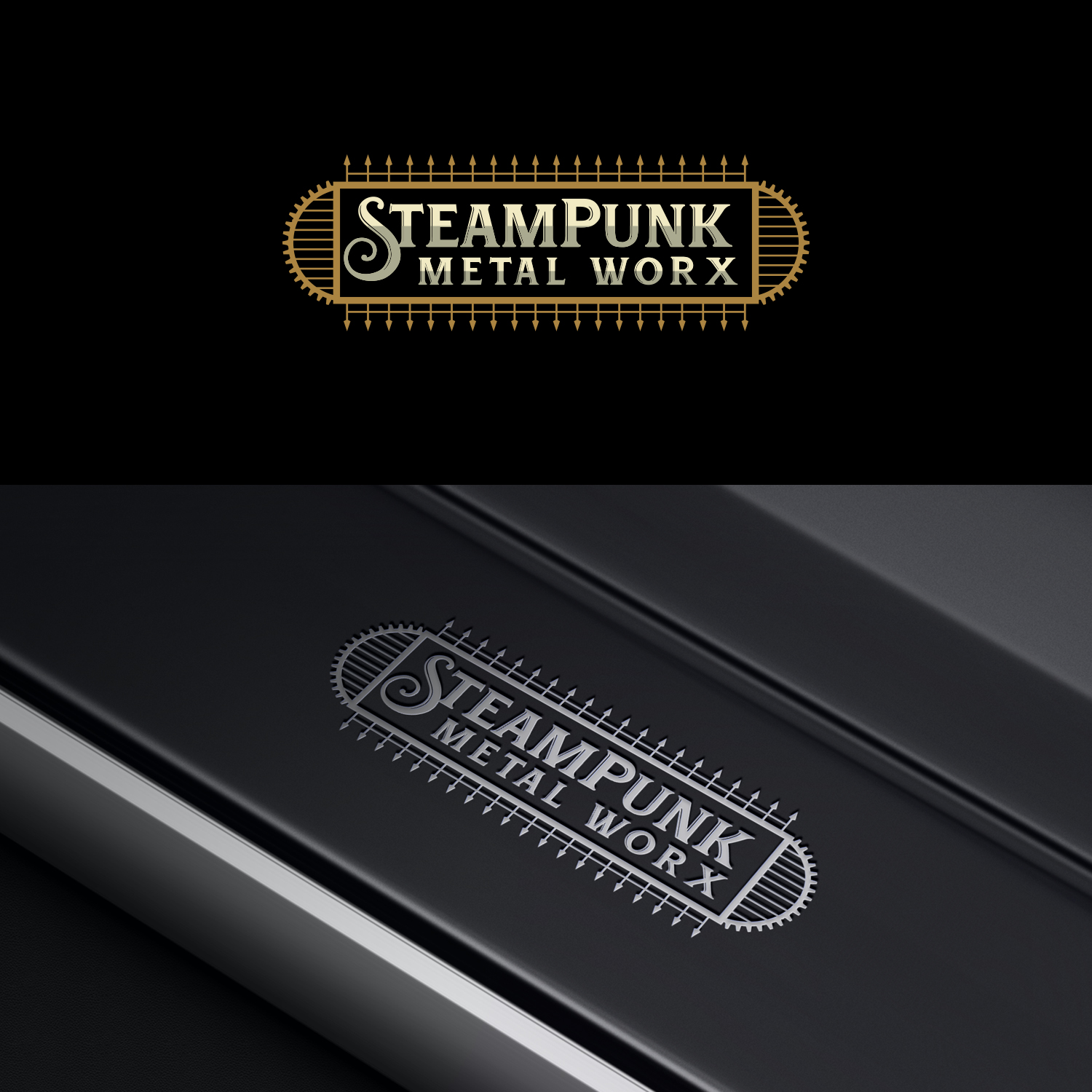 Logo Design by Maxo-Biz for SteamPunk Metal Worx | Design #26892893