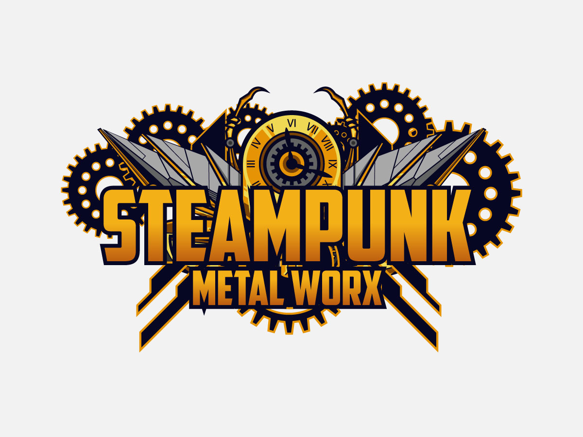 Logo Design by Nova Tech Solutions for SteamPunk Metal Worx | Design #26904093