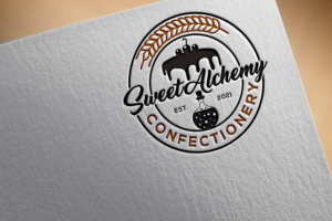 Sweet Alchemy Confectionery | Logo Design by Jennifer©