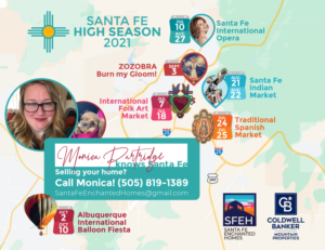 Magnetic Postcard Event Calendar Mailer for Realtor in Santa Fe, NM - Fun, Illustrated Style | Grafik-Design von ileanalp