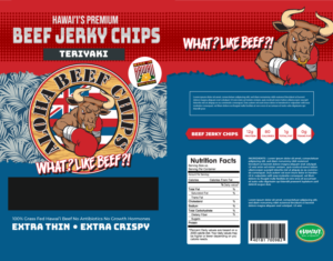 Design Bag for Aloha Beef Chips | Bag and Tote Design by exoddinary