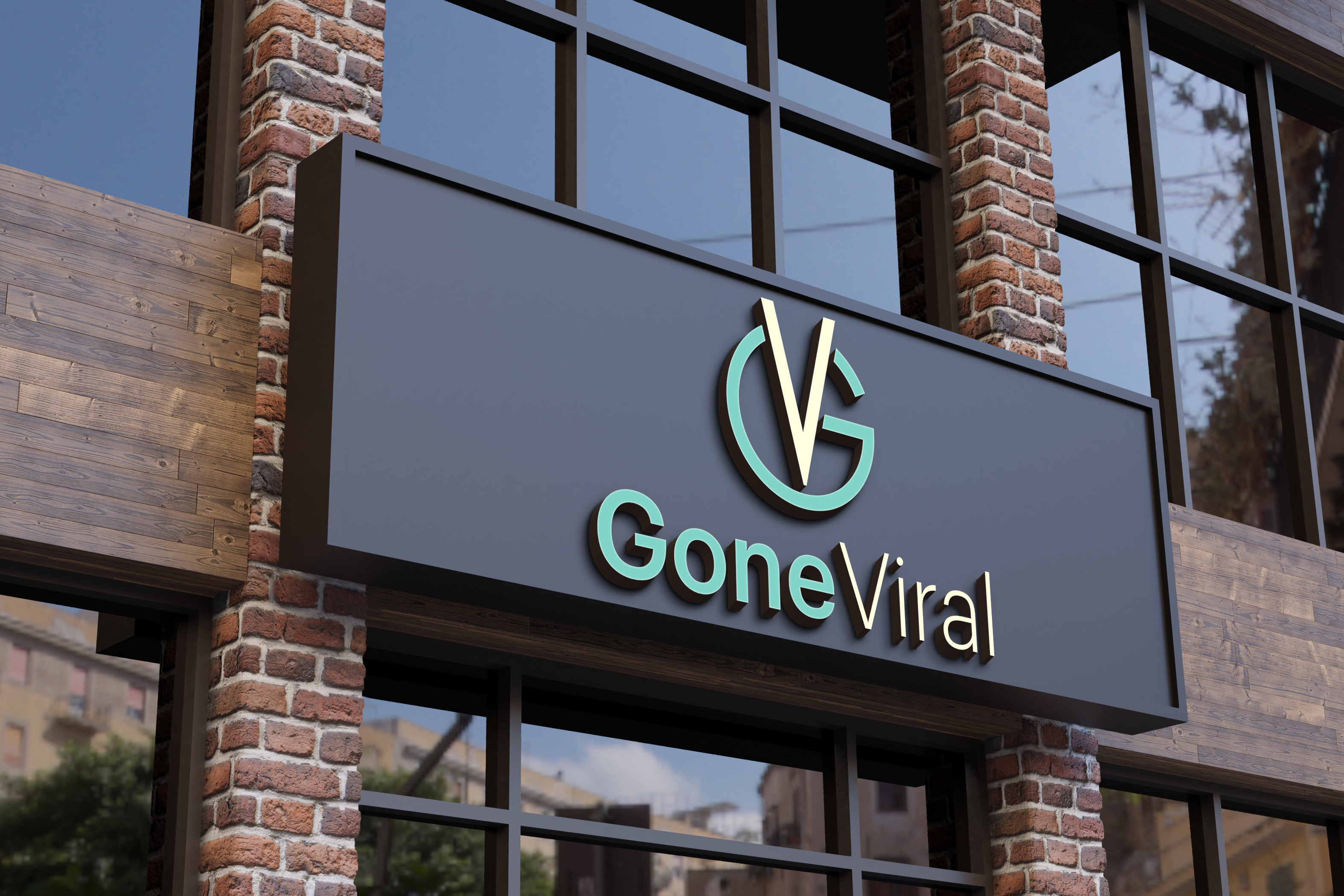 Logo Design by makerlogoz for Gone Viral, LLC | Design #26925066