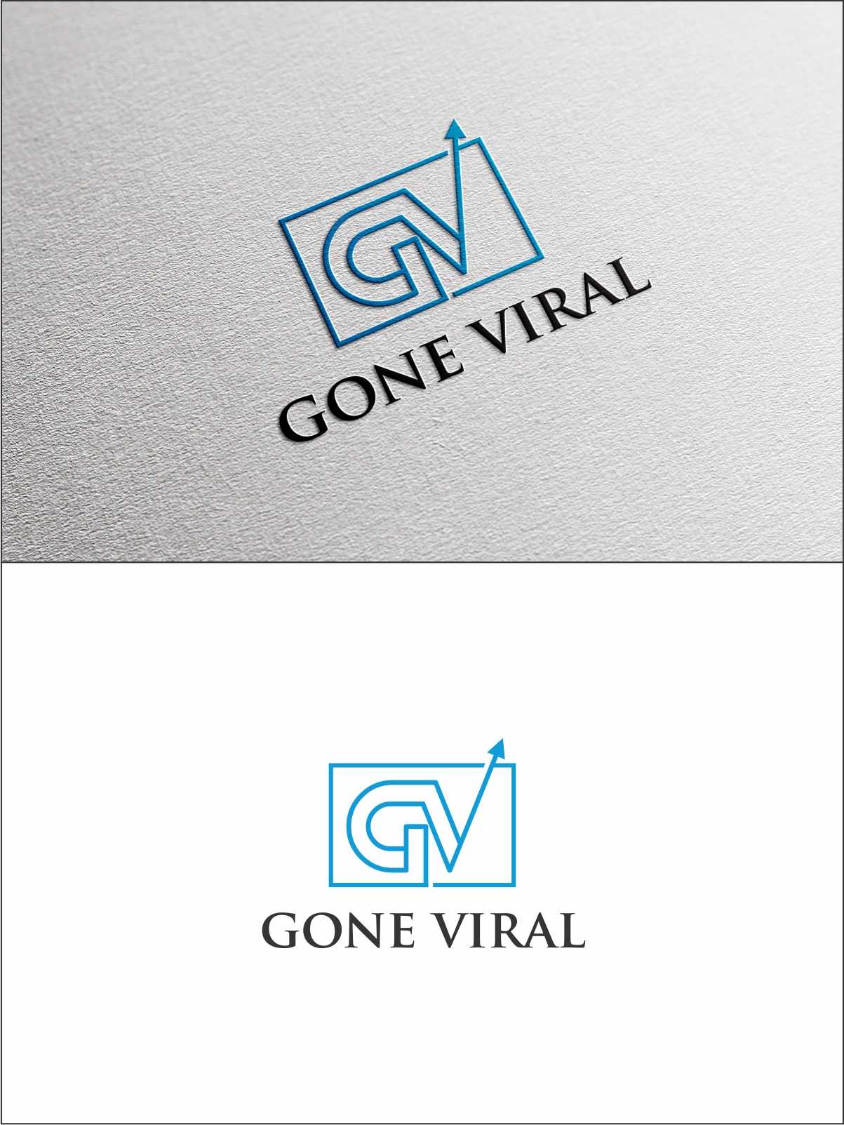 Logo Design by Robert Macwan for Gone Viral, LLC | Design #26928240