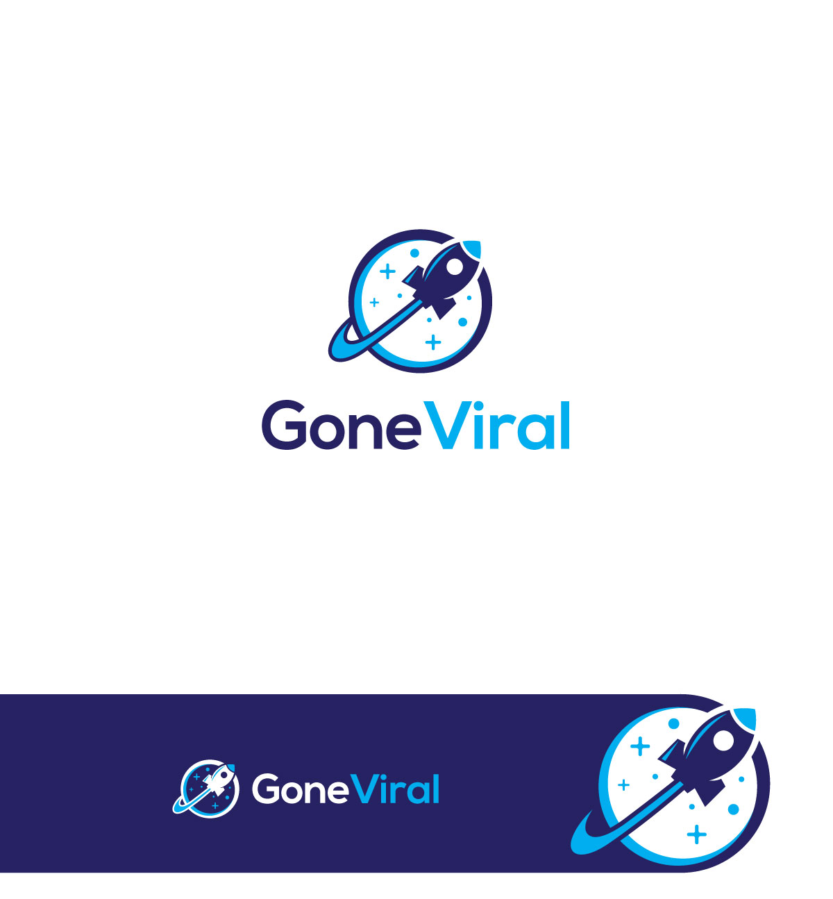 Logo Design by ecorokerz for Gone Viral, LLC | Design #26894259