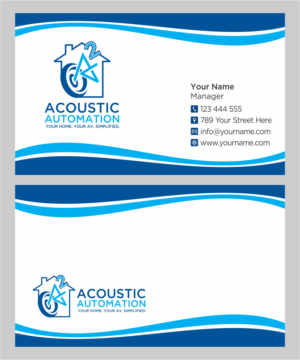 Acoustic Automation. Your Home. Your AV. Simplified. | Logo Design by BNdesigner
