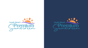 Interchangeable to say "Premium Sunscreen" or be local branded such as "South Beach Premium Sunscreen" as mentioned in the description | Logo Design by jaime.sp