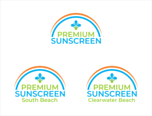 Interchangeable to say "Premium Sunscreen" or be local branded such as "South Beach Premium Sunscreen" as mentioned in the description | Logo Design by BNdesigner