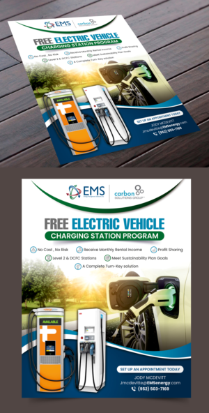 Flyer Design by Fat Bat Man for Energy Management Solutions | Design: #26914604
