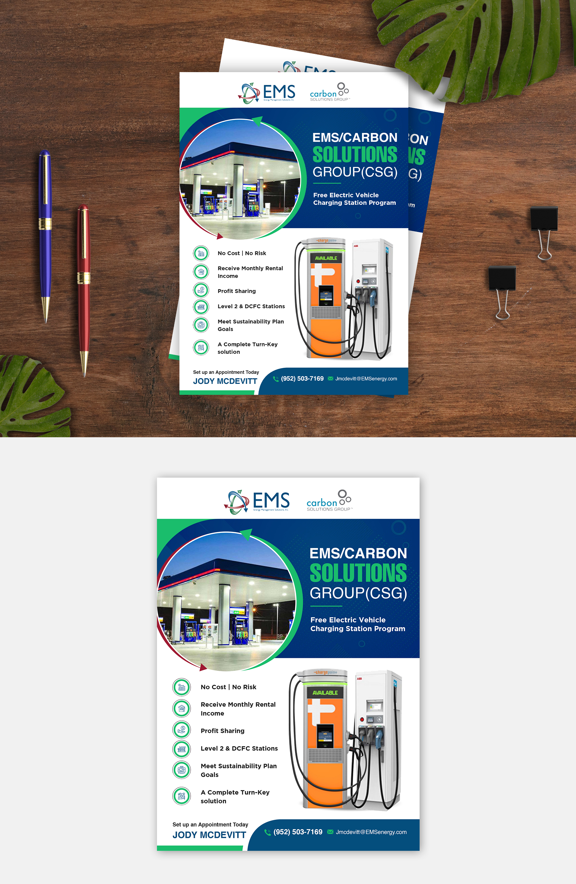 Diseño de Flyer por debdesign para Energy Management Solutions | Diseño #26903383
